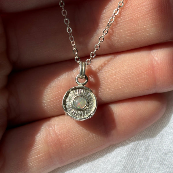 Myth and Stone Inner Light pendant back view