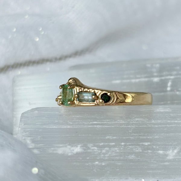 Myth and Stone Gate of Harmony ring side view