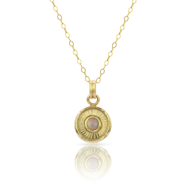Myth and Stone Inner Light pendant back view