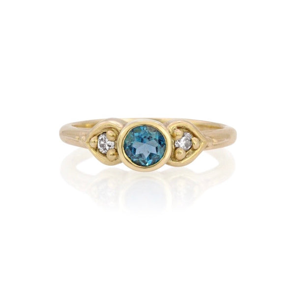 Myth and Stone Lenora topaz and diamond ring