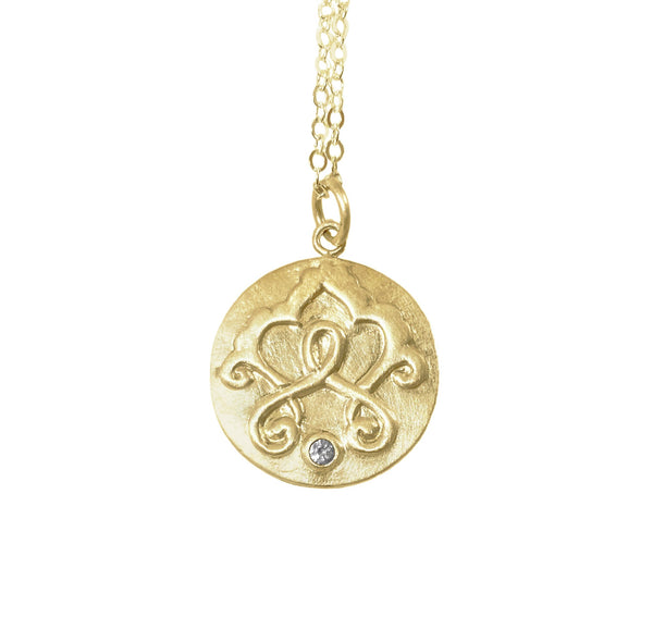 Myth and Stone Mythic Medallion in gold