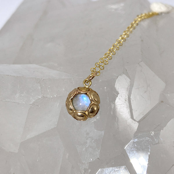 Myth and Stone Moon Portal moonstone pendant