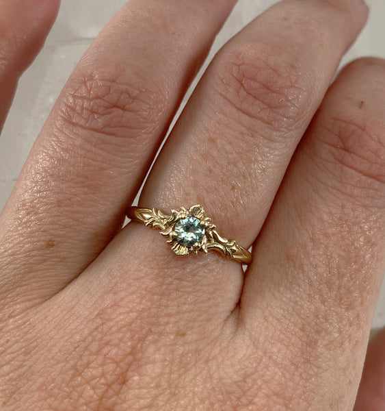 Myth and Stone Fortuna sapphire ring alternate view