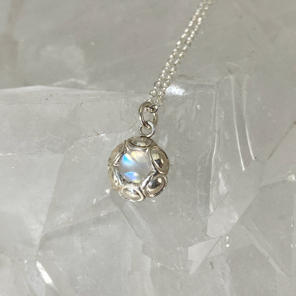 Myth and Stone Moon Portal moonstone pendant