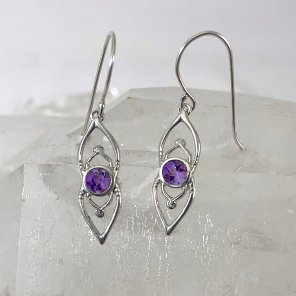 Myth and Stone Jolise amethyst earrings