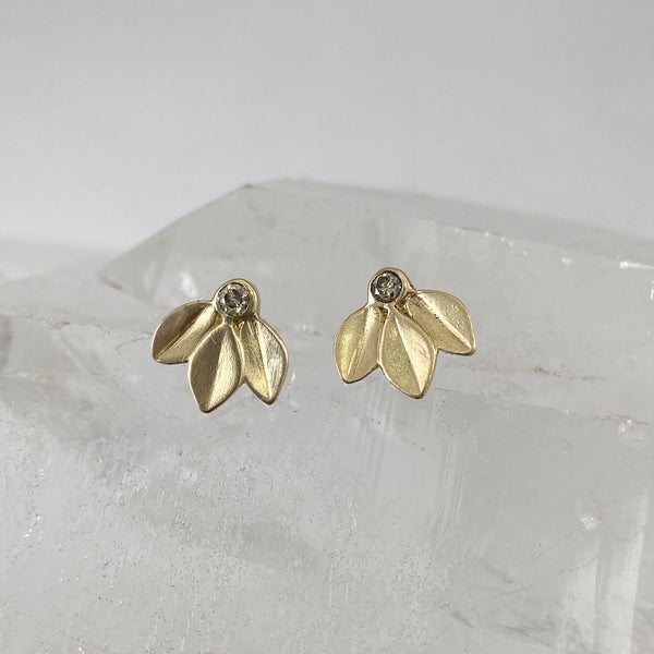Myth and Stone Trilogy diamond studs