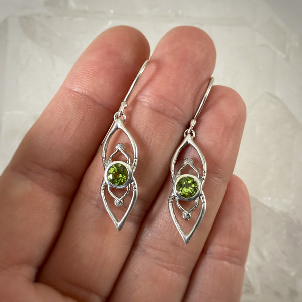 Myth and Stone Jolise peridot earrings alternate view