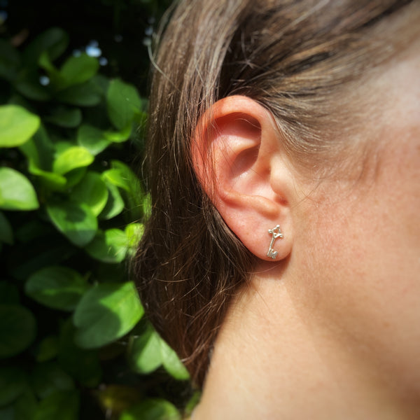 Myth and Stone Orfira's Key studs on model