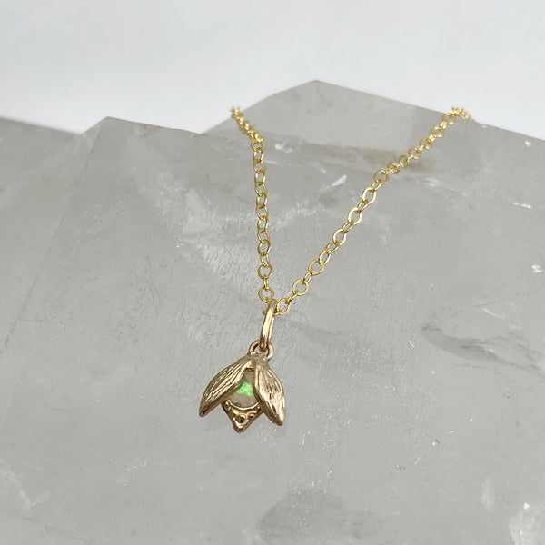Myth and Stone Alida opal bug charm