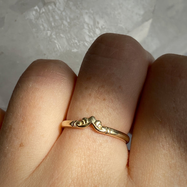 Myth and Stone Fiona ring on finger