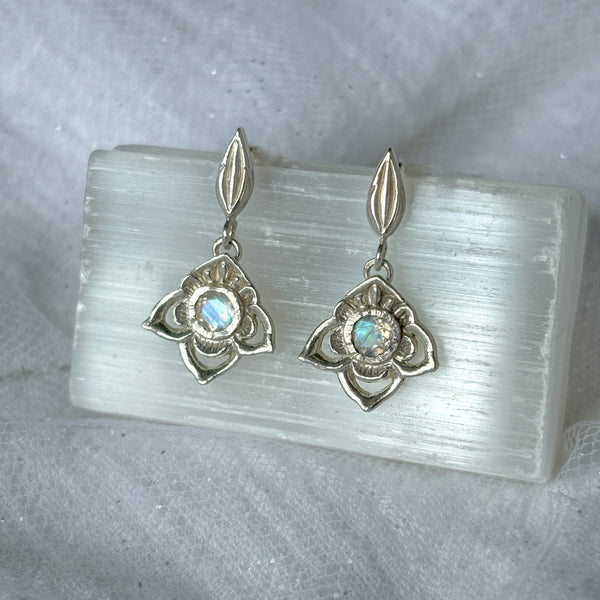 Myth and Stone Anika moonstone earrings