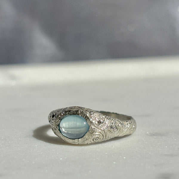 Myth and Stone Aquamarine Daydream ring