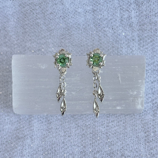 Myth and Stone Fortuna tourmaline drop earrings 