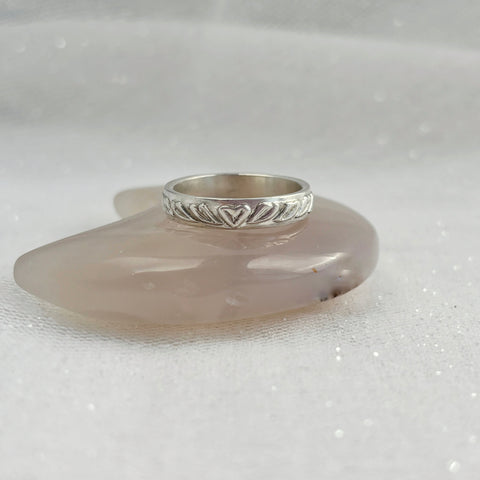 Myth and Stone Gate of Passage ring in silver