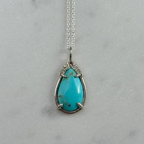 Myth and Stone Sky Spirit turquoise pendant