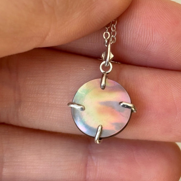 Myth and Stone Moon's Daughter pendant back view