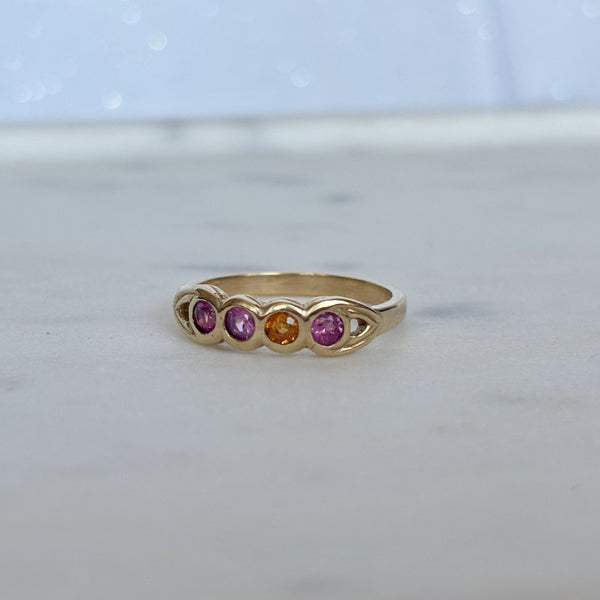 Myth and Stone Pattern Breaker sapphire ring