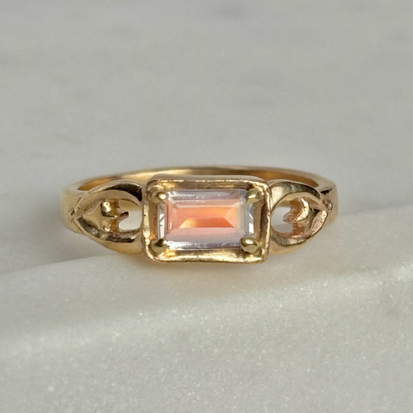 Myth and Stone Selene moonstone ring