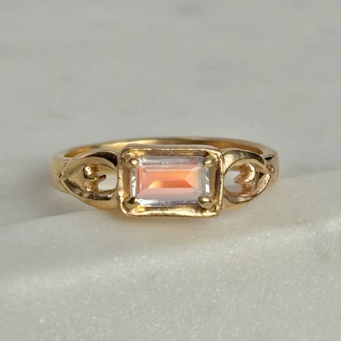 Myth and Stone Selene moonstone ring