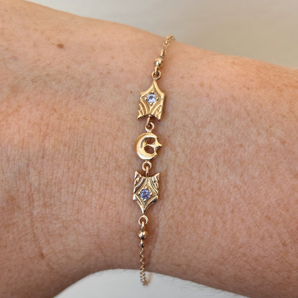 Myth and Stone Sweet Dreams bracelet on wrist alternate view