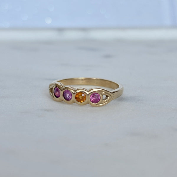 Myth and Stone Pattern Breaker sapphire ring