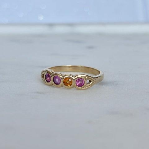 Myth and Stone Pattern Breaker sapphire ring