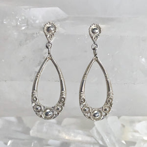 Myth and Stone Celeste earring in silver front view