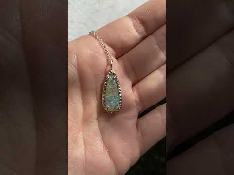 Myth and Stone Confetti Queen opal pendant video