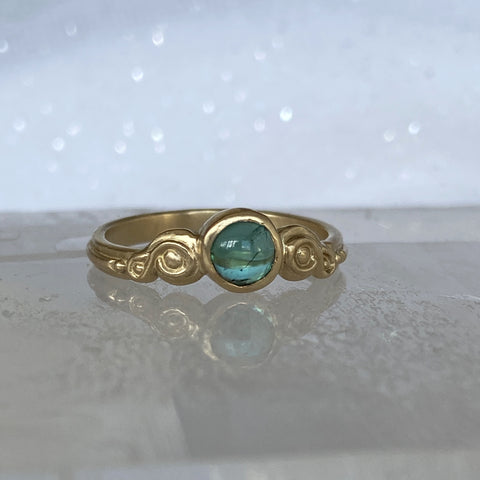 Myth and Stone Curiosity Tourmaline ring in gold